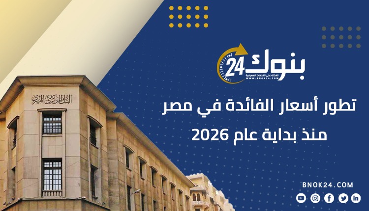 تطور أسعار الفائدة في مصر منذ بداية عام 2026 «إنفوجرافيك»