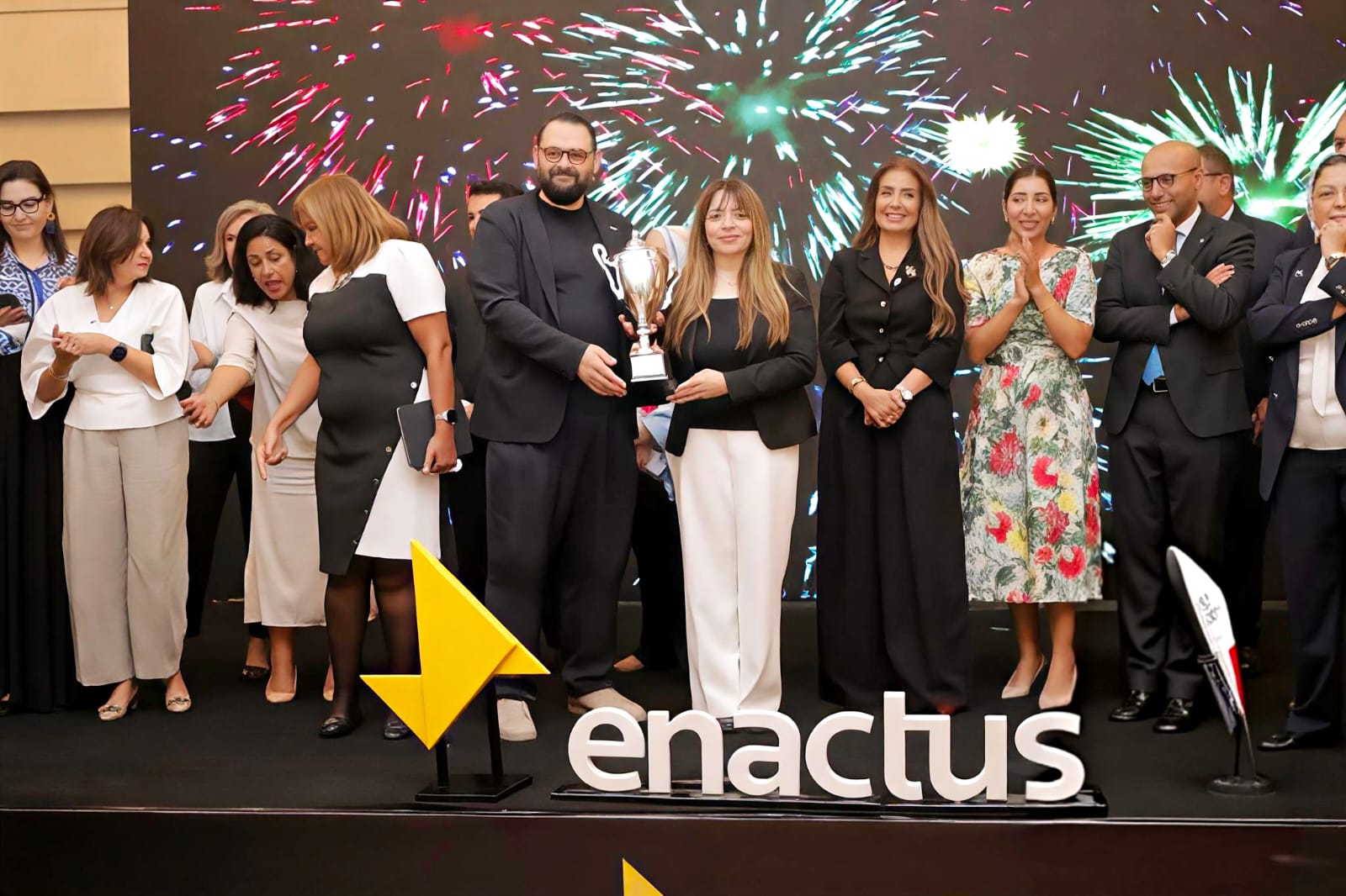 البنك الأهلي المصري يشارك في نهائيات Enactus Egypt لاختيار الفريق الذي يمثل مصر في الخارج