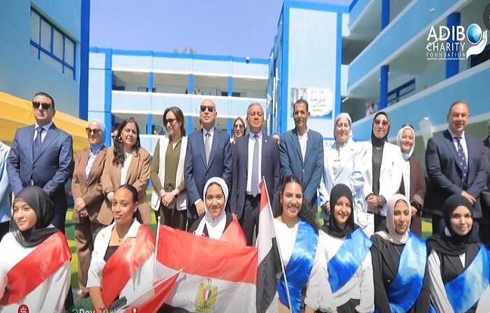 مؤسسة مصرف أبوظبي الإسلامي تطوّر مدرسة الإعدادية الثانوية بنات بالنزهة الجديدة