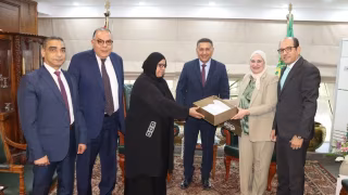 البنك الزراعي المصري يتبرع بـ 1000 كوبون لشراء المواد الغذائية للأسر الأولى بالرعاية بالقليوبية